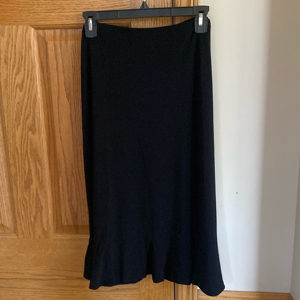 Old Navy XL Black Pencil Skirt with Bottom Flare
